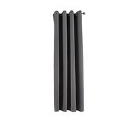 Gardinenbox Rideau Opaque « Newyork Thermique à œillets occultants et insonorisants ÖKOTEX-Protection UV-Embrasse-201920600, Polyester, Gris foncé, HxB 160x140 cm
