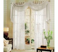 Gardinenbox voiles Ensemble Complet de 3, crème Voile