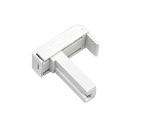 Gardinia 7059 Support de Fixation, Plastique, Blanc, 11 x 10 x 0,02 cm