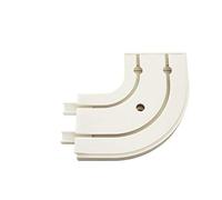 Gardinia Arc Rond GE2 avec Queue Blanche 13,5/13,5 cm, 1 Paire, Blanc
