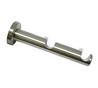 Gardinia Bretelles Doubles Ouvert en Acier Inoxydable pour Ø 12 mm 6/5 cm, 6/5 cm