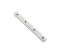 Gardinia Connecteurs de Rail pour Rail en Aluminium, pour Rails à 1, 2 et 3 Voies, Plastique, Blanc
