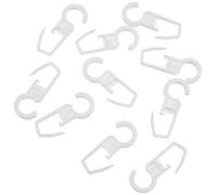 Gardinia Crochet pour Rail à Roulement Intérieur Blanc, ABS, Non Applicable 5879