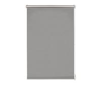 GARDINIA EASYFIX Store Enrouleur Thermique avec Dos Thermique à Clipser ou à Coller, Réflexion Lumineuse Maximale, Économie d'Énergie, Opaque, Kit de Montage Inclus, Gris, 75 x 210 cm (l x H)