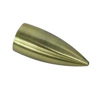 Gardinia Embout Cartouche pour Tringle Ø 16 mm, Laiton Antique, 5,2 cm