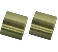 Gardinia Embout pour Tringle Ø 16 mm, Laiton Antique, 1,8 cm (Lot de 2)