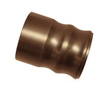 Gardinia Embouts d'Extrémité pour Tringles à Rideaux, 2 x Embouts d'Extrémité Kegel, Série Windsor, Métal, Aspect INOX, Ø 25 mm
