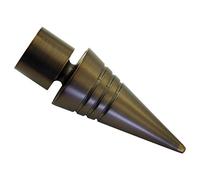 Gardinia Embouts pour Tringle à Rideau, 2 Embouts Pointe, Série Chicago, Métal, Bronze, Diamètre: 20 mm