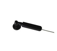 GARDINIA Kit de Tension pour câble Race, Montage Mural ou sur Niche, Longueur : 5 m, avec matériel de Fixation Inclus, Métal/Noir