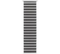 Gardinia Panneau Japonais (1 Pièce), Rideau Coulissant, Store Enrouleur Double, Rideau Day + Night, Technologie Innovante + Brevetée, Gris, 60 x 245 cm (LxH)
