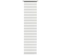 Gardinia Panneau Japonais (1 Pièce), Rideau Coulissant, Store Enrouleur Double, Rideau Day + Night, Technologie Innovante + Brevetée, Blanc, 60 x 245 cm (LxH)