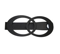 GARDINIA Pince à Fronces Infinity avec Fermeture Magnétique, Pince à Fronces pour Rideaux ou Tissus, 13,5 x 5,5 cm, Métal, Noir