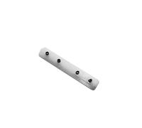 GARDINIA Raccord de Rail pour Rail de Rideau en Aluminium Lucy, Plastique, Blanc, 1 pièce