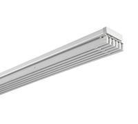 Gardinia Rail pour Panneau Japonais Emia 3 Voies 225-335cm, Rassemblable du coté Droit, Aluminium, 225-335 cm
