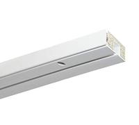 Gardinia Rail pour Rideaux GE1 avec Montage sur châssis, 1 Rail, Plastique, 150 cm, Blanc