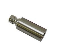 GARDINIA Rallonge de Support, Métal, Effet INOX, 4 x 4 x 0,02 cm