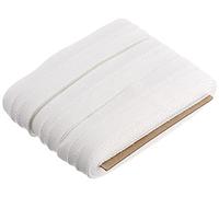 Gardinia Ruban plisseur Universel pour Rideaux, Longueur: 10 Mètres, Polyester, Blanc