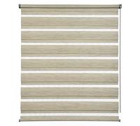 Gardinia Store Enrouleur Double de Luxe, Crème-Mélange, 90 x 240 cm