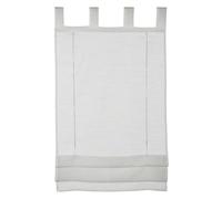 GARDINIA Store Japonais, Voile Transparent, Passants, Blanc, 100 x 140 cm