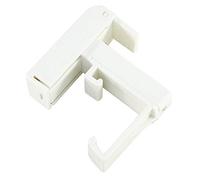 Gardinia Support à Clipser pour Store Vénitien - 2 Pièce - Montage sans perceuse ni vis - Blanc - Plastique - Réglage de 6-30 mm