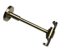 Gardinia Support de Plafond Ouvert Universel Ø 16 mm cuivre Antique 13,5 cm, Steel, Laiton