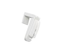 Gardinia Support de Serrage pour Store Plissé Concept, Compatible avec Les Stores Plissés Concept Et Les Stores Plissés Nid d'Abeilles, Plastique, Blanc