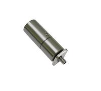 Gardinia Support de Tringle à Rideau, Fixation Plafond, pour Tringle avec 2 Rails intégrés, Matériel de Fixation Inclus, Longueur: 3,6 cm, Effet INOX, 33180