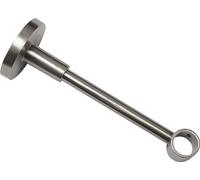 Gardinia Support fermé Ø 16 mm 13,5 cm, Métal, Effet Acier Inoxydable