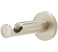 Gardinia Support Ouvert Ø 25 mm Aspect 8 cm, Métal, Effet Acier Inoxydable