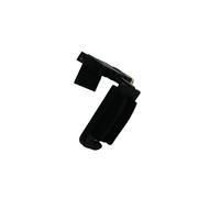 GARDINIA Support pince pour Stores plissés Concept, Compatible avec les stores plissés Concept et les stores plissés alvéolés, Sans perçage, Réglable (12-25 mm), plastique, Noir, 4 pièces