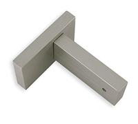 Gardinia Support rectangulaire Luxor 8 cm, Acier brossé