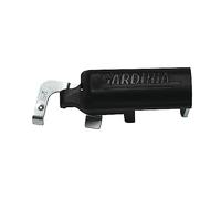 GARDINIA Supports de Fixation pour Stores Vénitiens et Enrouleurs, Montage sans perçage, Set avec Rails supérieurs de 25 mm, Support de Fixation, Métal, Plastique, Noir