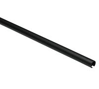 Gardinia Tringle à Rideau avec Corps intérieur I Ø 16 mm Noir Mat 160 cm