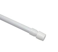 Gardinia Tringle à Rideau sans Perçage Ø 8 mm Blanc, Steel, 35-45 cm
