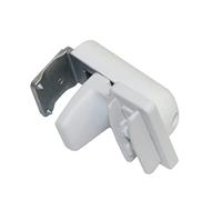 GARDINIA Wohnidee Supports de Fixation pour Store Plissé, Métal, Blanc, Plage de Réglage 5-25 mm, 4 Pièces