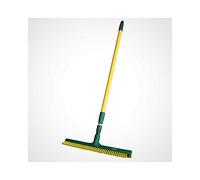 GardiRex 42 mm silicone groove cleaning broom | Balai de nettoyage de sol en caoutchouc avec manche télescopique | Brosse de sol en caoutchouc