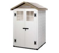 Gardiun Abri en résine Tuscany Evo 120 2 Portes 2 m² - 137 x 144 x 214 cm