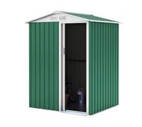 Gardiun Abri métallique Milton 2 m² porte coulissante acier galvanisé vert