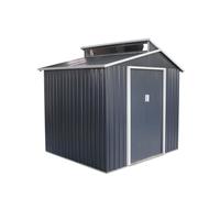 Gardiun Abri métallique Windsor 5,44 m² Extérieur 193 x 282 x 222 cm Acier galvanisé Gris Anthracite