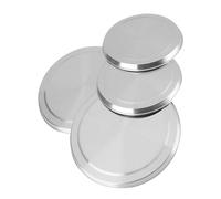 GARIOUANS 4 pièces Couvercles Acier Inoxydable pour Brûleurs de Cuisinière Électrique Lot Grandes et Petites Protection Réutilisable et Facile à Nettoyer pour Plaques à Gaz et Cuisine