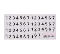 GARIOUANS Autocollants Pour Clavier De Piano 88 Touches Stickers Numériques En PVC Résistants À L'Usure Pour Apprentissage Sur Piano Et Clavier Électronique