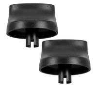 GARIOUANS Boutons De Commande Pour Minuterie Rotatifs En Plastique, 2 Pièces, Accessoires Universels De Remplacement Pour Minuterie, Usage À La Maison Et Bureau