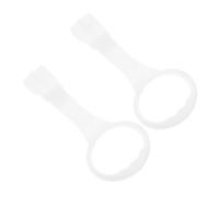 GARIOUANS Poignées Relevables pour Parc Bébé 2pcs en Pp Blanc, Design Détachable Polyvalent, Accessoires pour Lit et Parc, pour Nursery et Voyage