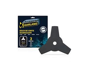 Garland 5599XA10 Lame débroussailleuse 3 dents Diamètre ext 255 mm Diamètre int 25 mm