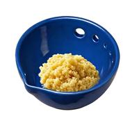 Garlic Bol Grater - manuelle de cuisine pour gingembre et citron | 2,75 x 2,75 pouces Multi trou design with Drainage Spout, légumes chocolat Grating for Food Prep Home BBQ Cooking Use