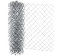 Garmix Clôture de jardin en grillage carré galvanisé 60 x 60 mm 1,8 m (15 m 100 cm)