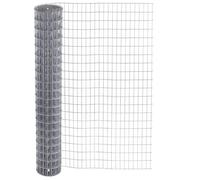 Garmix Clôture martre Fil de volière Grille de soudage galvanisée 25 x 50 mm (100cm, 5m, 2,1mm)