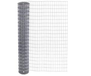 Garmix Clôture martre Fil de volière Grille de soudage galvanisée 25 x 50 mm (100cm, 5m, 2,1mm)