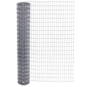 Garmix Clôture martre Fil de volière Grille de soudage galvanisée 25 x 50 mm (50cm, 10m, 2,1mm)