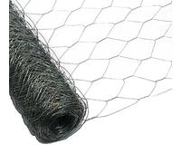 Garmix Grillage à Poule & Lapin | Clôture Poulailler | pour Enclos Parc Jardin | Fils de Fer Galvanisé, Maille Hexagonale 50mm, Épaisseur 1,0mm (150cm x 50m)